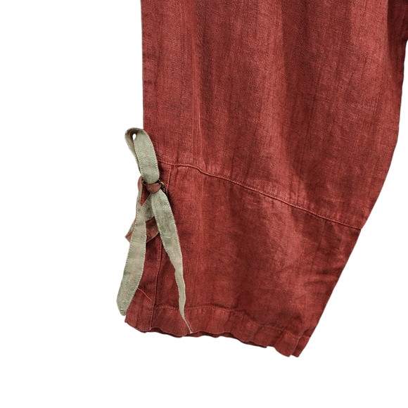 Dress to Kill by Jane Mohr 100% Linen Vintage Bloomers Style Pants Lagenlook - Picture 4 of 7